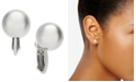 Charter Club Silver-Tone Imitation Pearl Clip-On Earrings, Created for Macy's